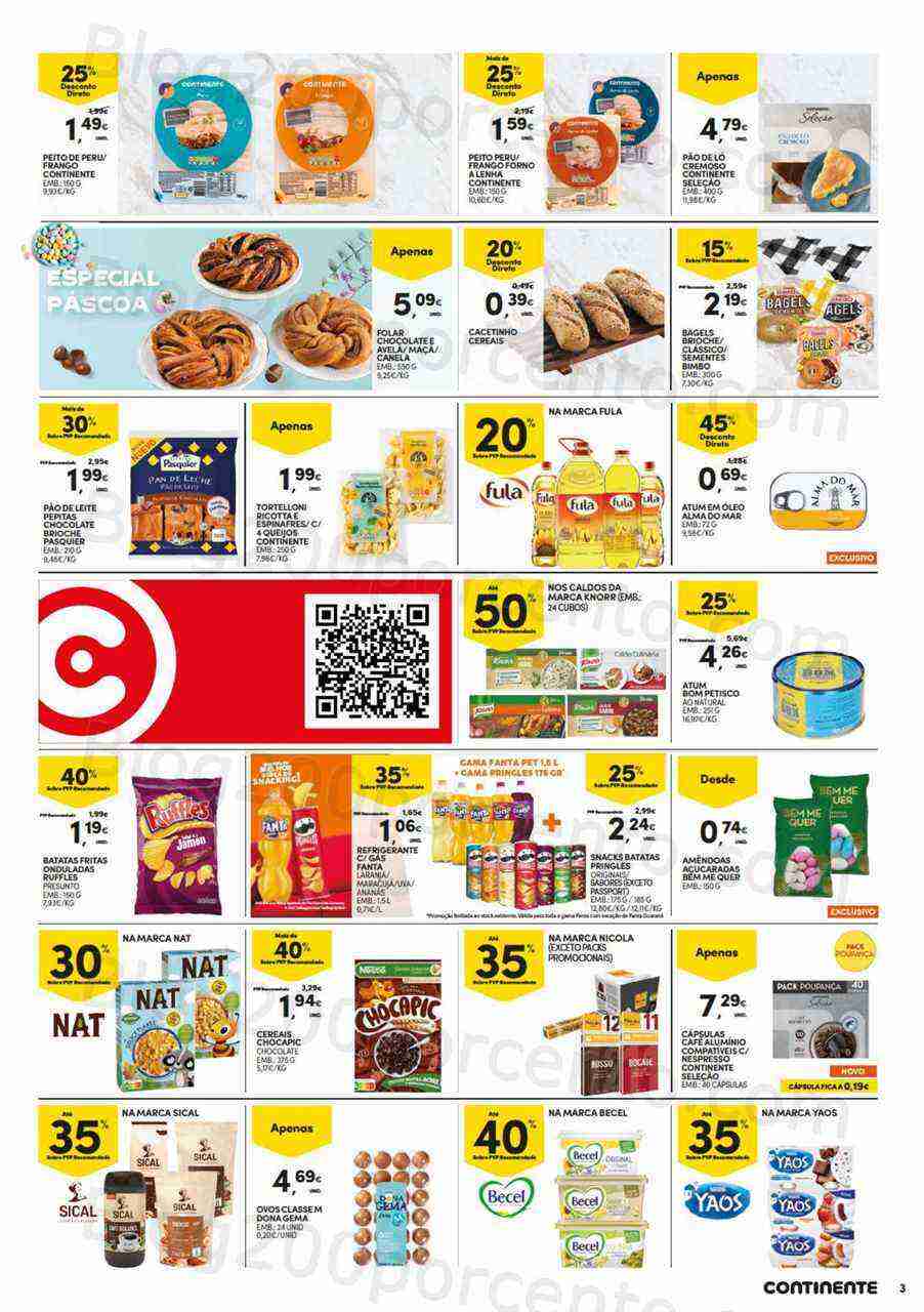 Antevisão Folheto CONTINENTE Promoções Fim de Semana - 17 a 20 março