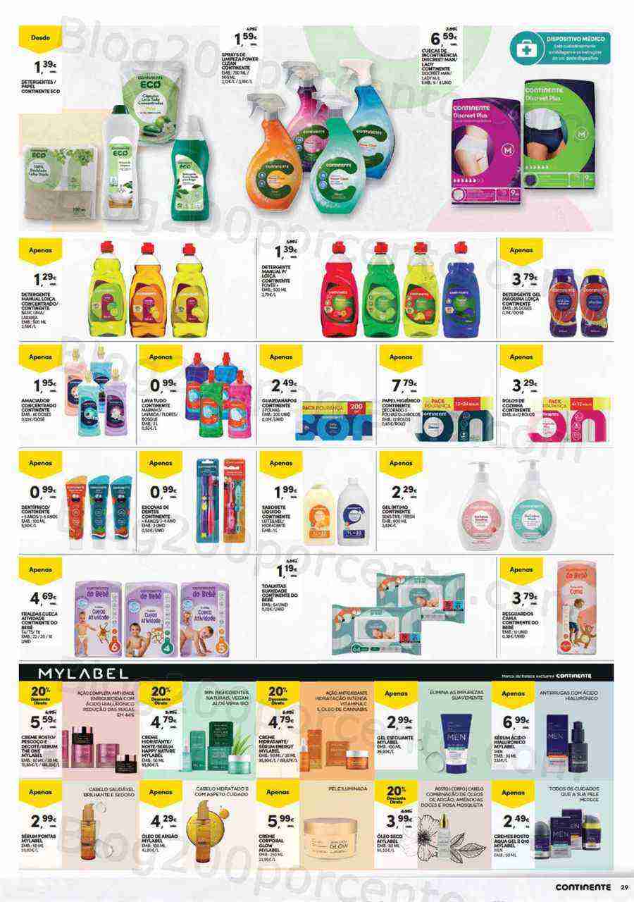 Antevisão Folheto CONTINENTE Modelo - Hiper Promoções de 28 março a 3 abril