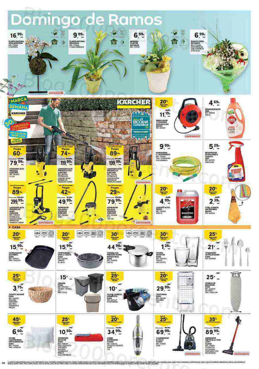 Antevisão Folheto CONTINENTE Bazar Promoções de 28 março a 3 abril