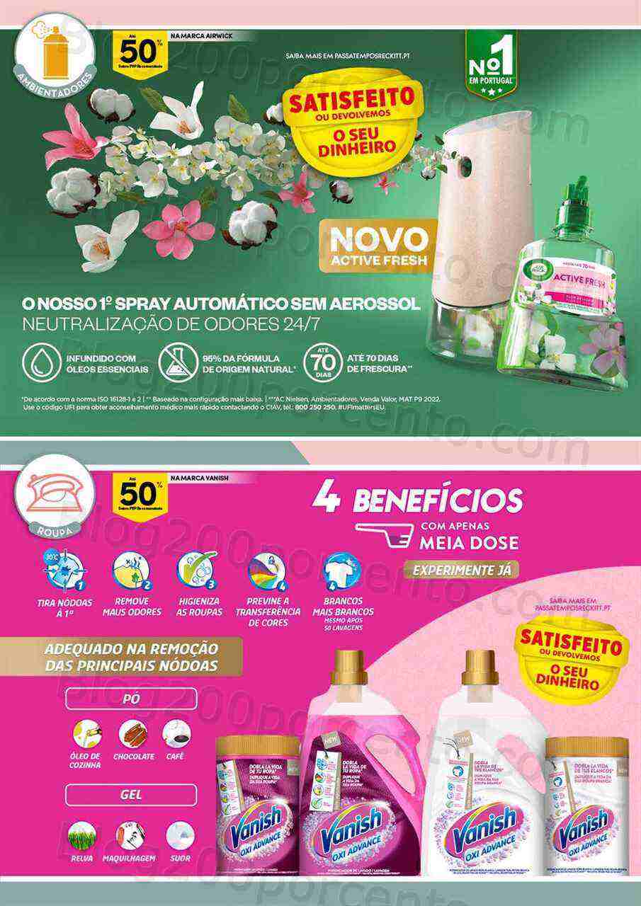 Antevisão Folheto CONTINENTE Limpeza Promoções de 25 abril a 1 maio