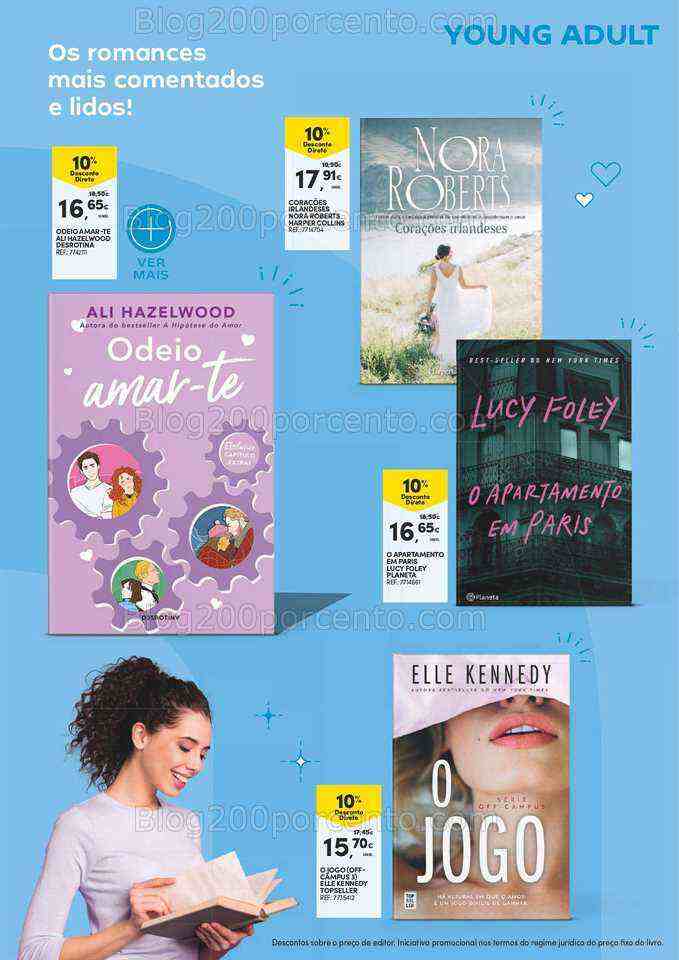 Antevisão Folheto CONTINENTE Livros de 27 junho a 23 julho