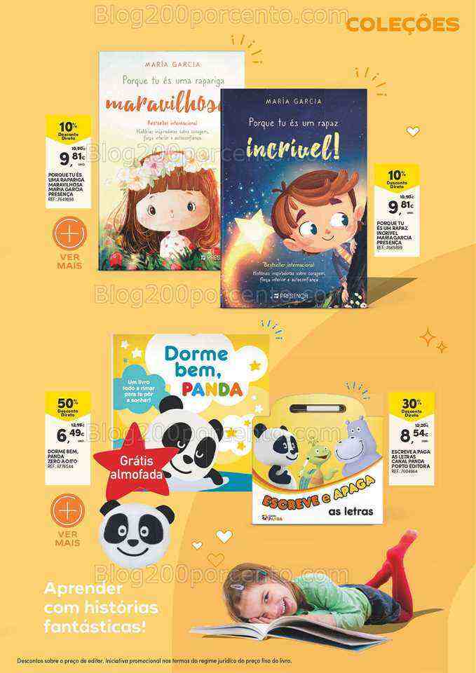 Antevisão Folheto CONTINENTE Livros de 27 junho a 23 julho