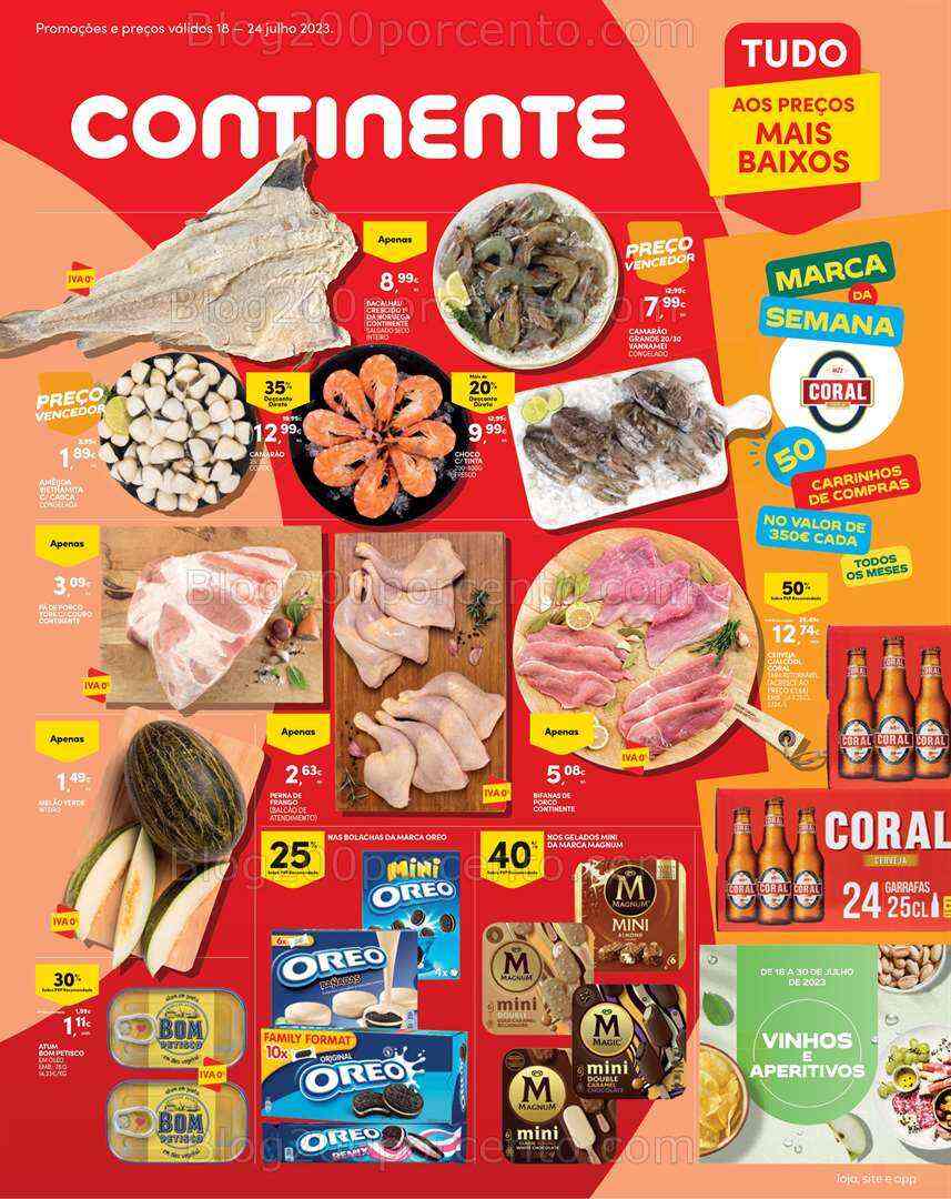 Antevisão Folheto CONTINENTE Madeira Promoções de 18 a 24 julho