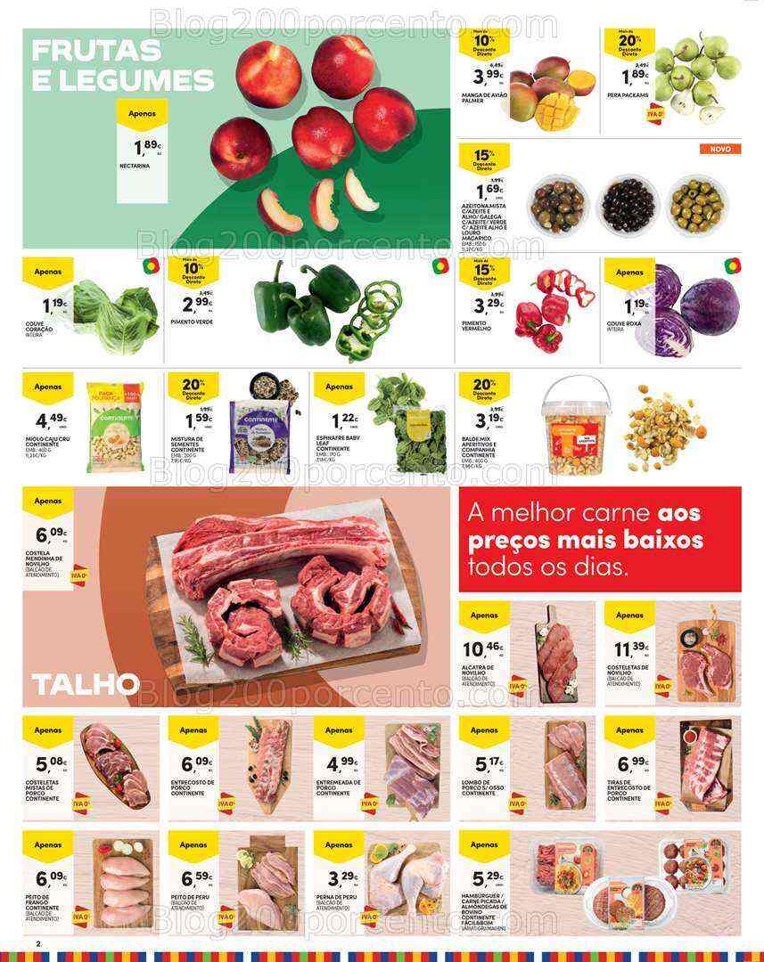 Antevisão Folheto CONTINENTE Promoções de 8 a 14 agosto