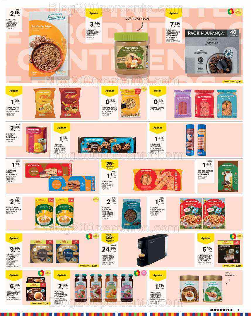 Antevisão Folheto CONTINENTE Promoções de 8 a 14 agosto