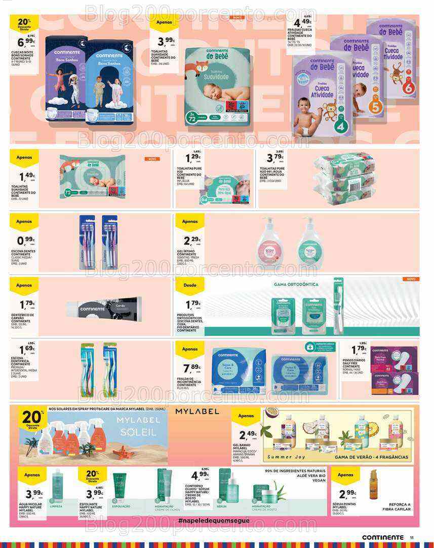 Antevisão Folheto CONTINENTE Promoções de 8 a 14 agosto