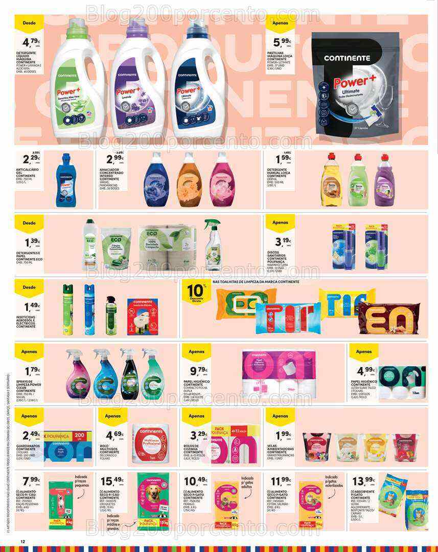 Antevisão Folheto CONTINENTE Promoções de 8 a 14 agosto