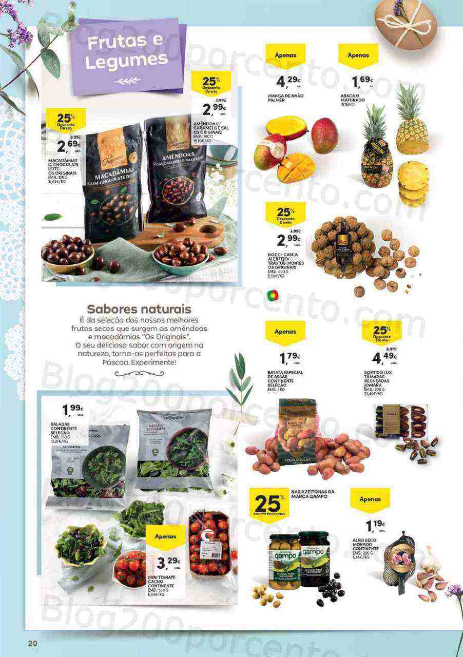Antevisão Folheto CONTINENTE Páscoa Promoções de 21 março a 9 abril