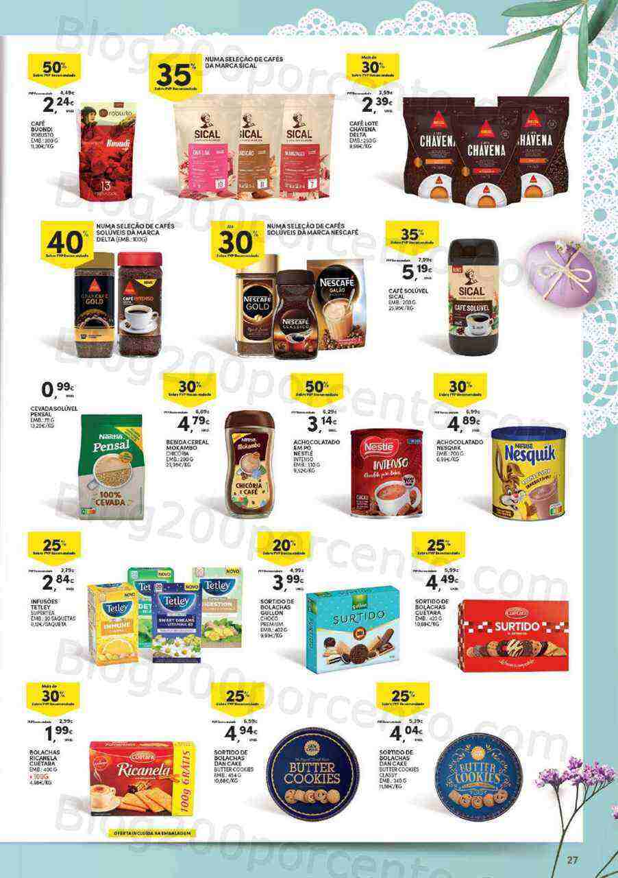 Antevisão Folheto CONTINENTE Páscoa Promoções de 21 março a 9 abril