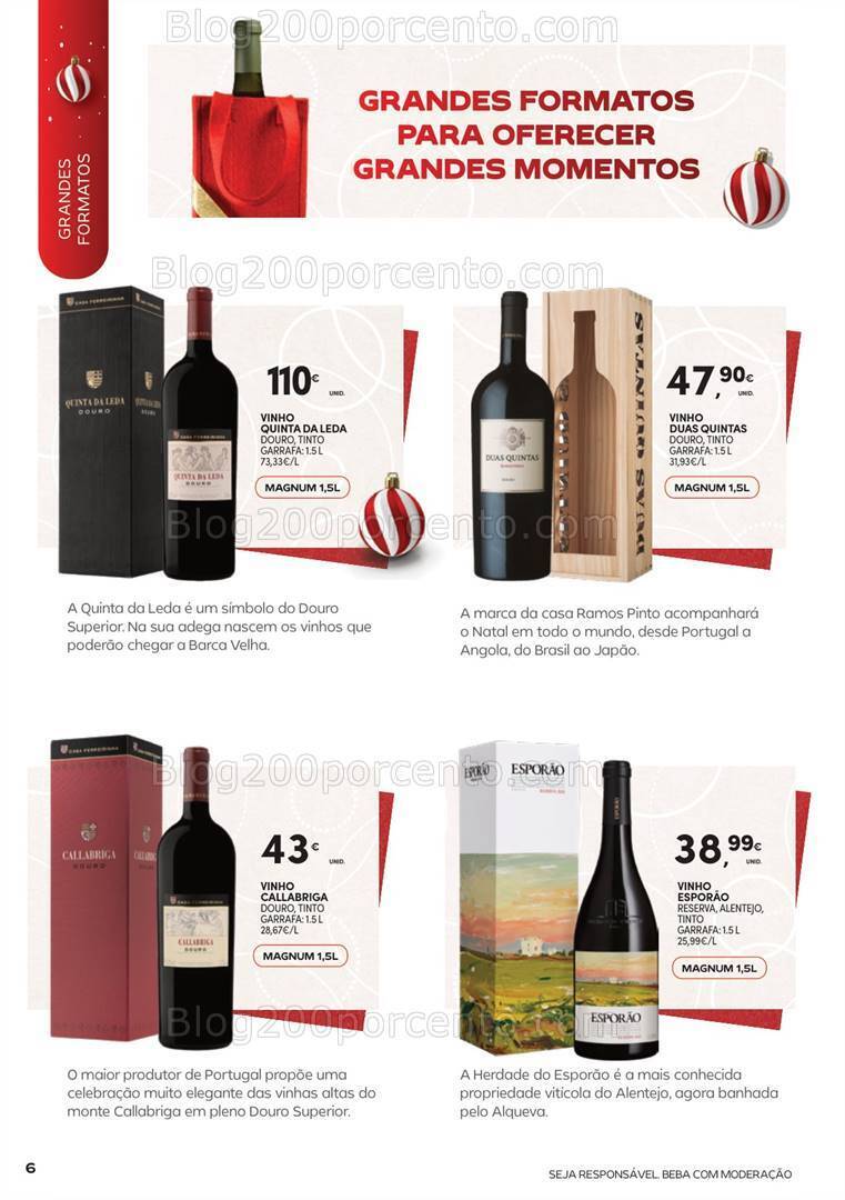 Antevisão Folheto CONTINENTE Presentes de Natal Garrafeira - 31 outubro a 24 dezembro