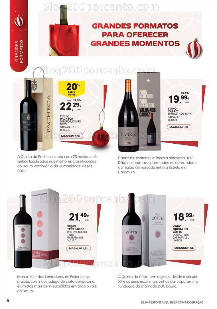 Antevisão Folheto CONTINENTE Presentes de Natal Garrafeira - 31 outubro a 24 dezembro