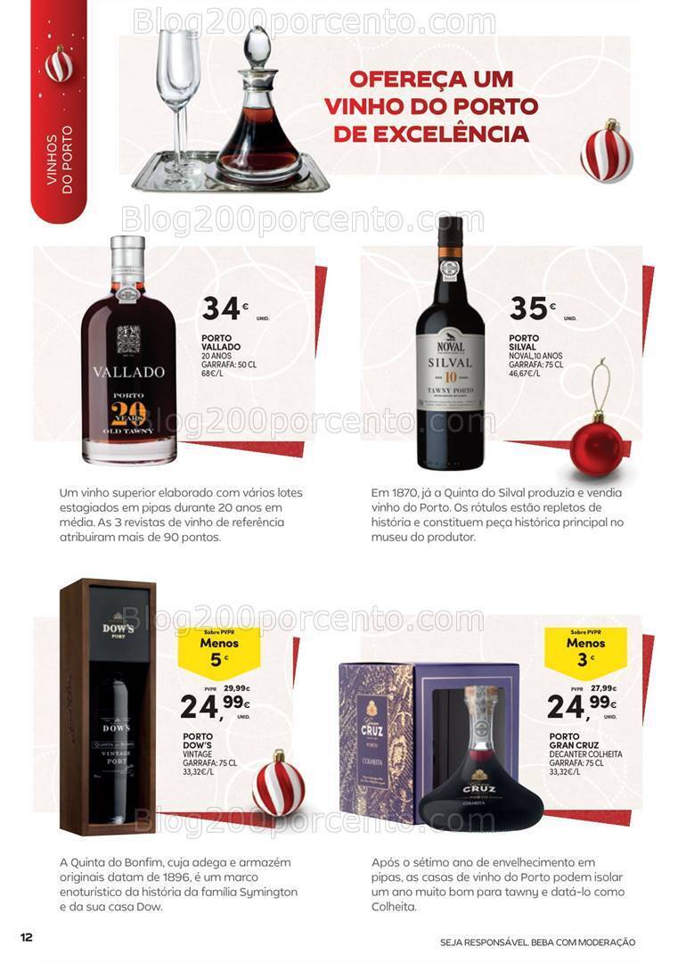 Antevisão Folheto CONTINENTE Presentes de Natal Garrafeira - 31 outubro a 24 dezembro