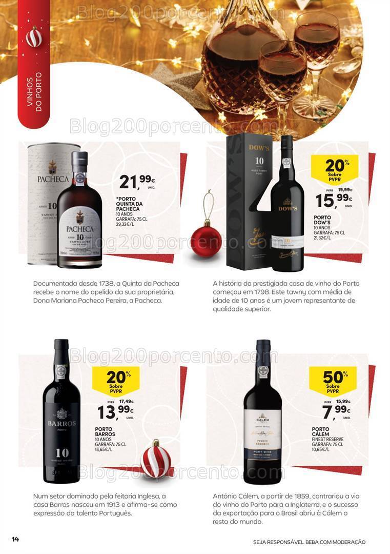 Antevisão Folheto CONTINENTE Presentes de Natal Garrafeira - 31 outubro a 24 dezembro