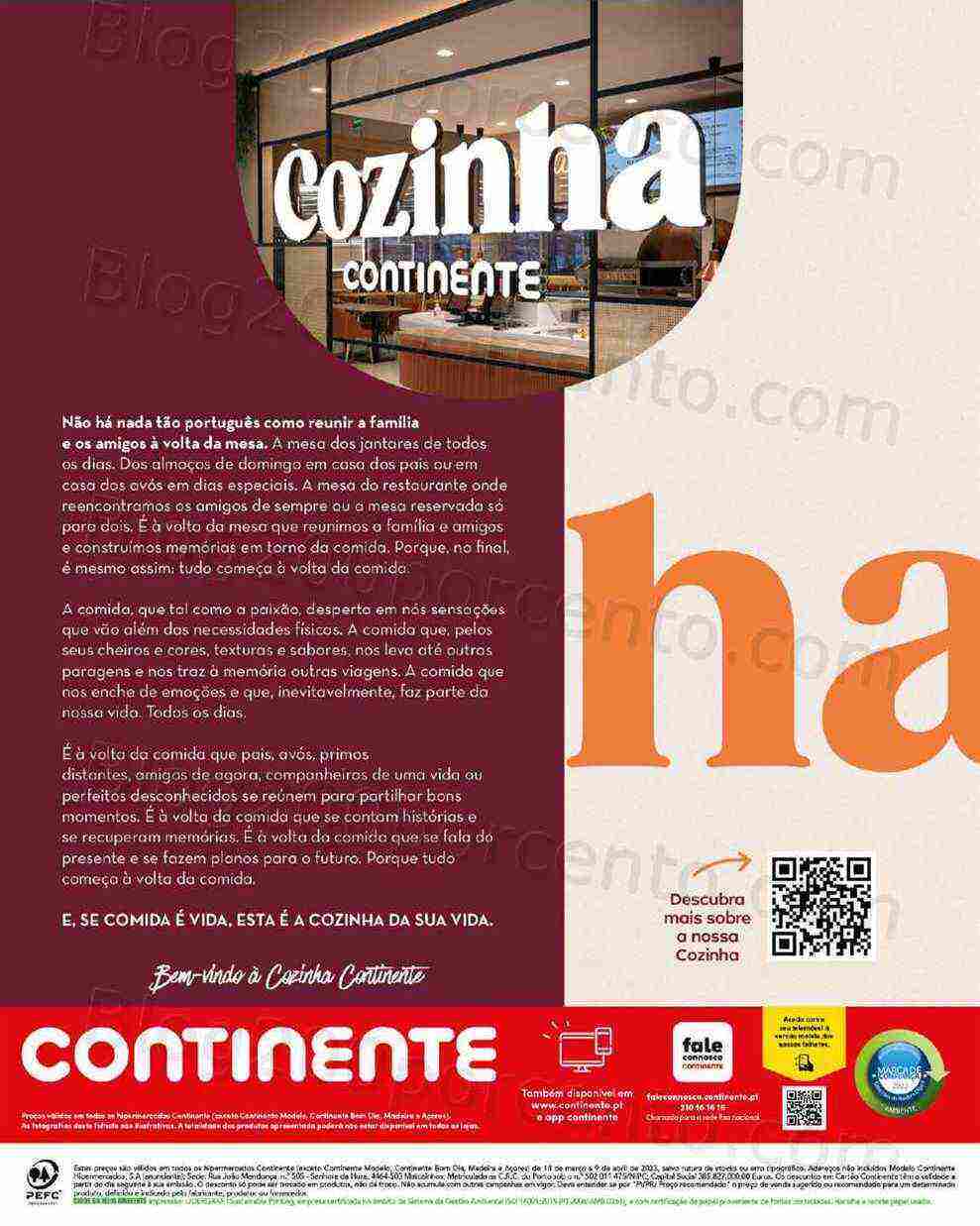 Antevisão Folheto CONTINENTE Take Away Páscoa Promoções de 14 março á 9 abril