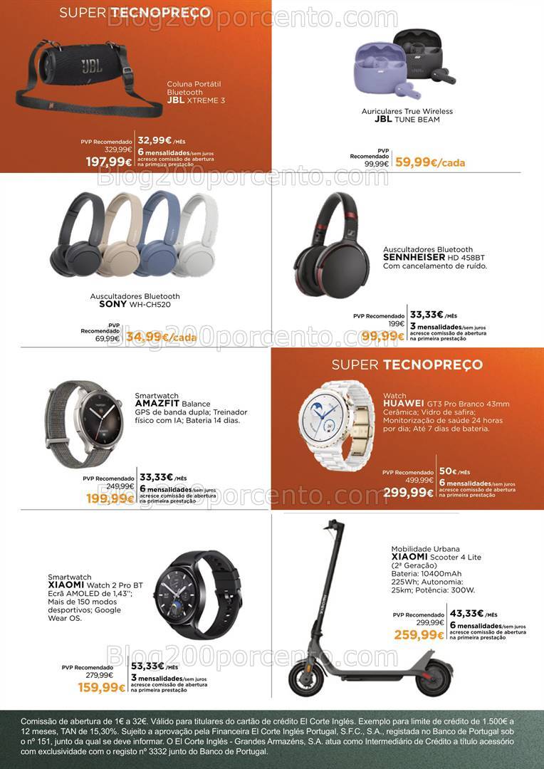 Antevisão Folheto EL CORTE INGLÉS Countdown Black Friday Promoções até 21 novembro