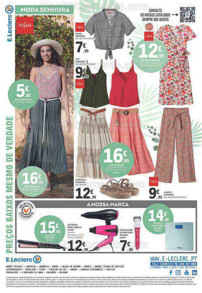 Antevisão Folheto E-LECLERC Bazar Promoções de 22 junho a 5 julho
