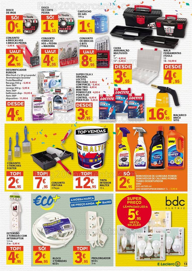 Antevisão Folheto E-LECLERC Aniversário Promoções de 18 outubro a 3 novembro