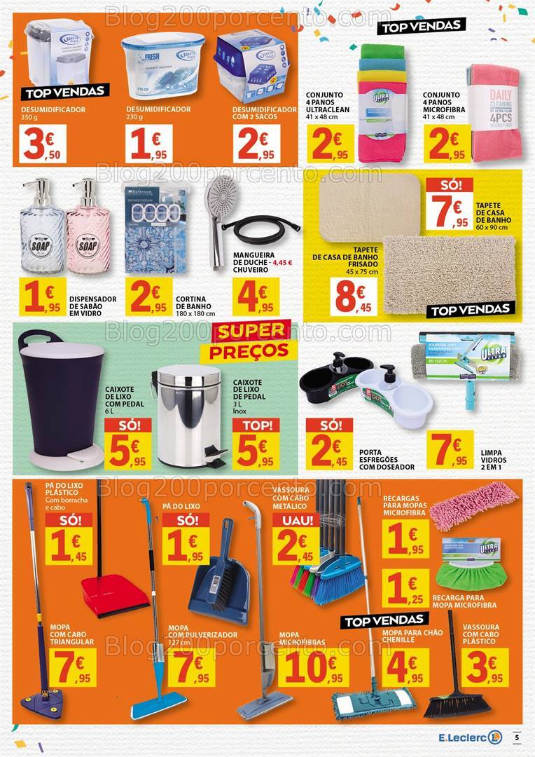 Antevisão Folheto E-LECLERC Aniversário Promoções de 18 outubro a 3 novembro