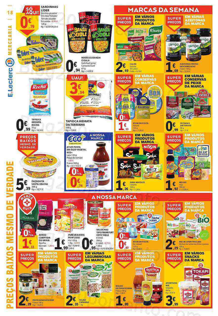 Antevisão Folheto E-LECLERC Promoções de 11 a 17 maio