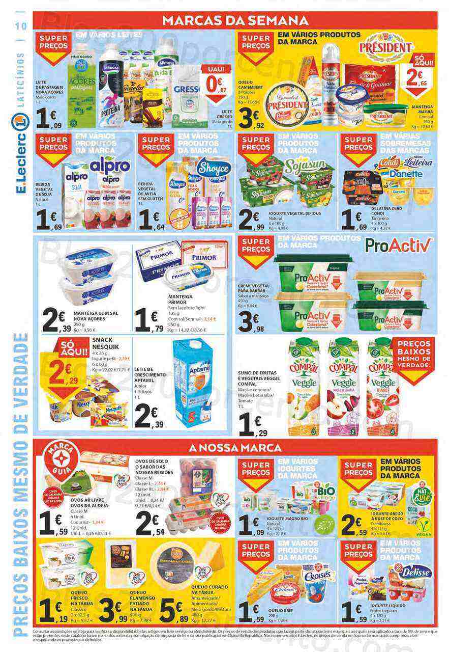 Antevisão Folheto E-LECLERC Promoções de 11 a 19 abril