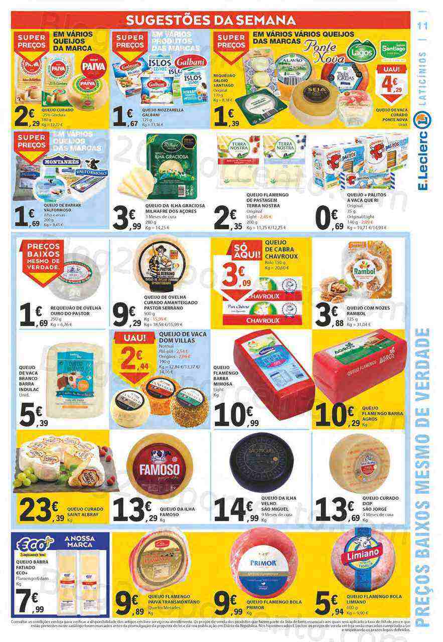 Antevisão Folheto E-LECLERC Promoções de 11 a 19 abril