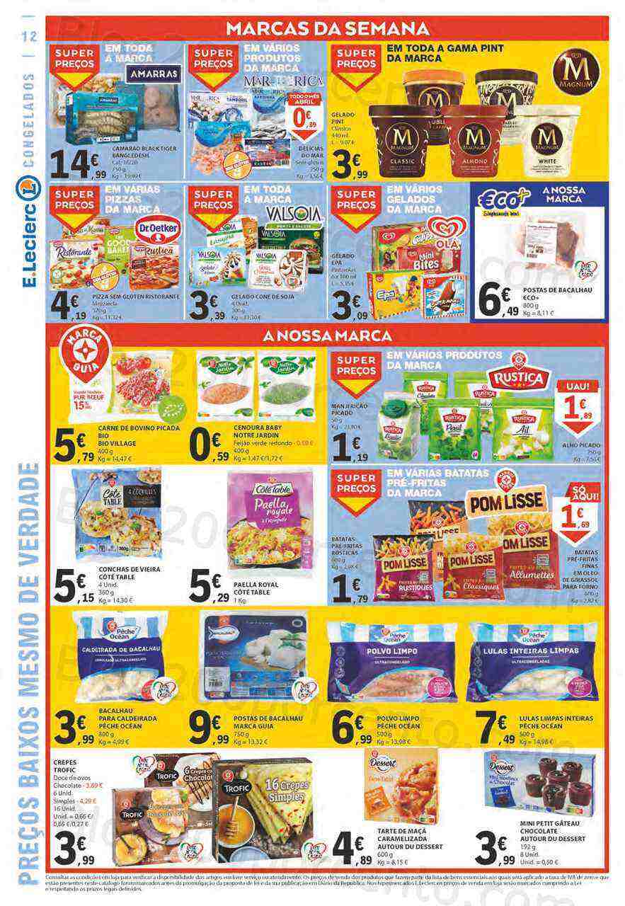 Antevisão Folheto E-LECLERC Promoções de 11 a 19 abril