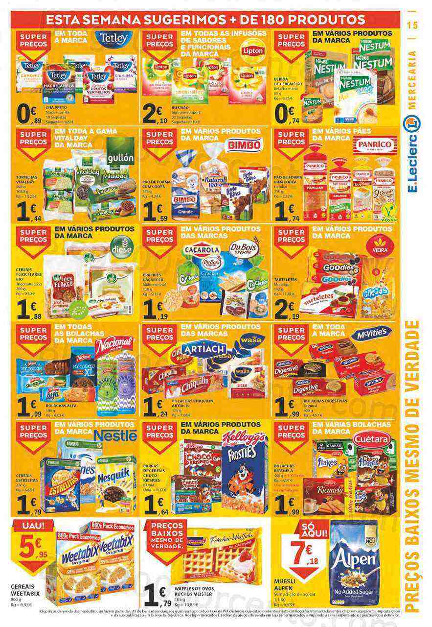 Antevisão Folheto E-LECLERC Promoções de 11 a 19 abril