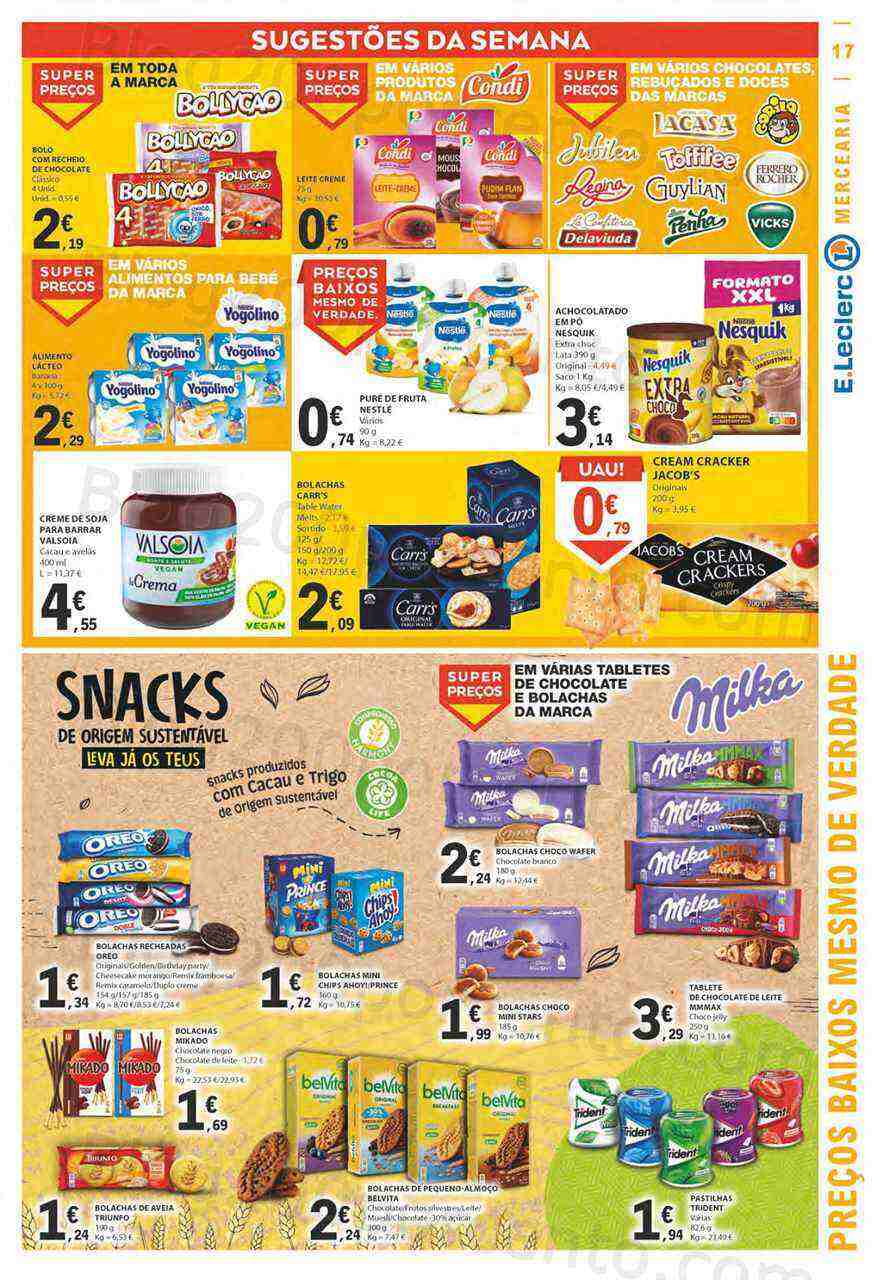 Antevisão Folheto E-LECLERC Promoções de 11 a 19 abril