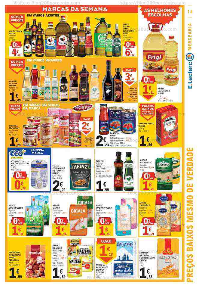 Antevisão Folheto E-LECLERC Promoções de 15 a 21 junho