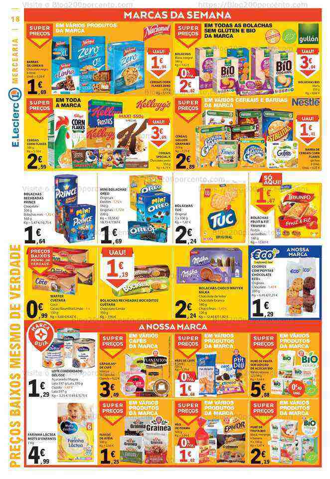 Antevisão Folheto E-LECLERC Promoções de 15 a 21 junho