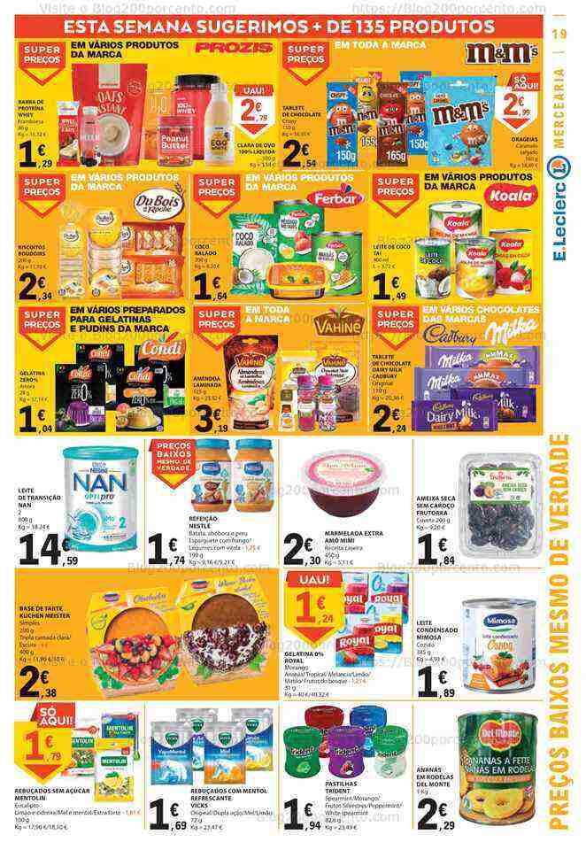 Antevisão Folheto E-LECLERC Promoções de 15 a 21 junho