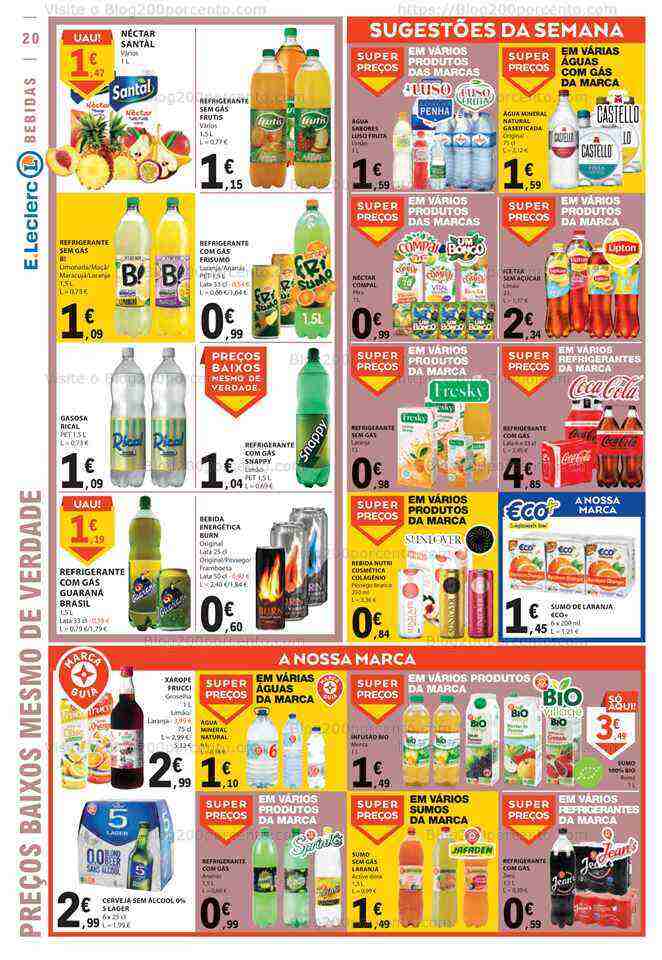 Antevisão Folheto E-LECLERC Promoções de 15 a 21 junho