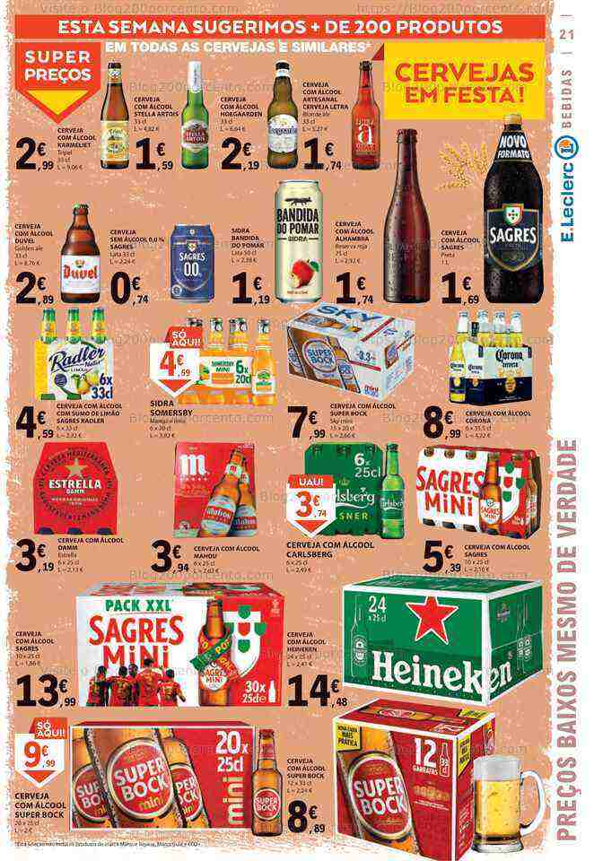 Antevisão Folheto E-LECLERC Promoções de 15 a 21 junho