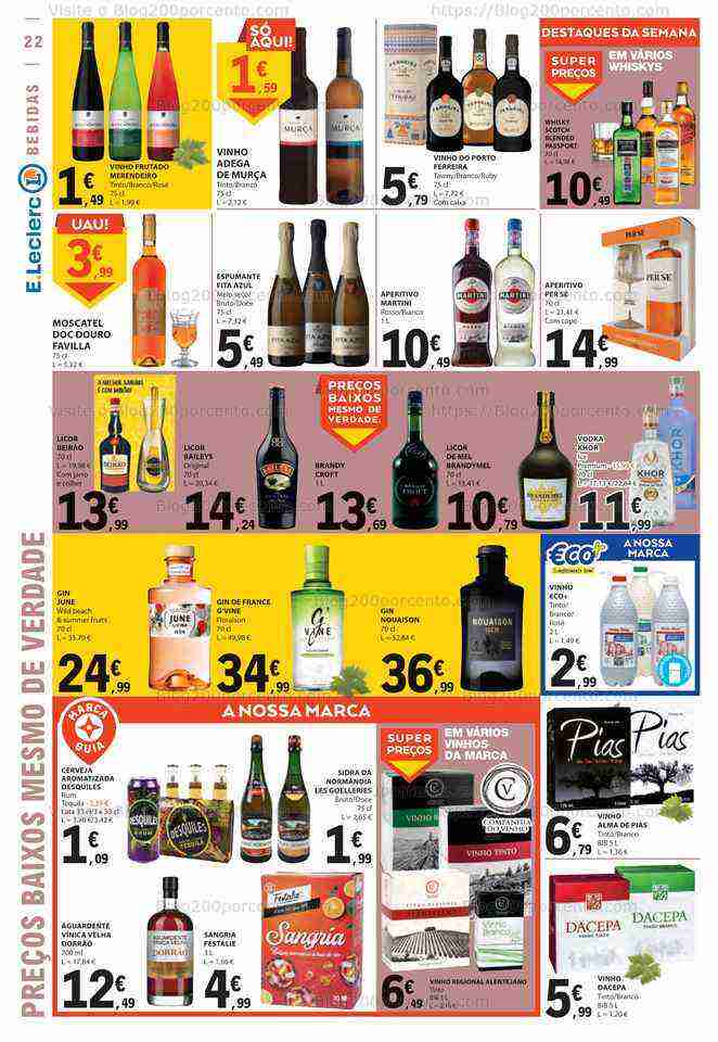 Antevisão Folheto E-LECLERC Promoções de 15 a 21 junho