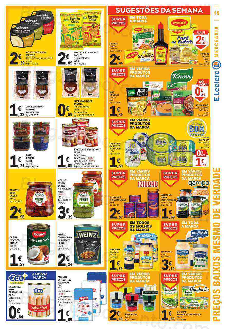 Antevisão Folheto E-LECLERC Promoções de 18 a 24 maio