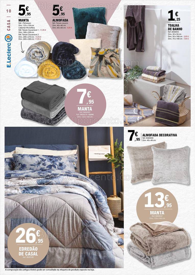 Antevisão Folheto E-LECLERC Moda e Beleza Promoções de 19 setembro a 1 outubro