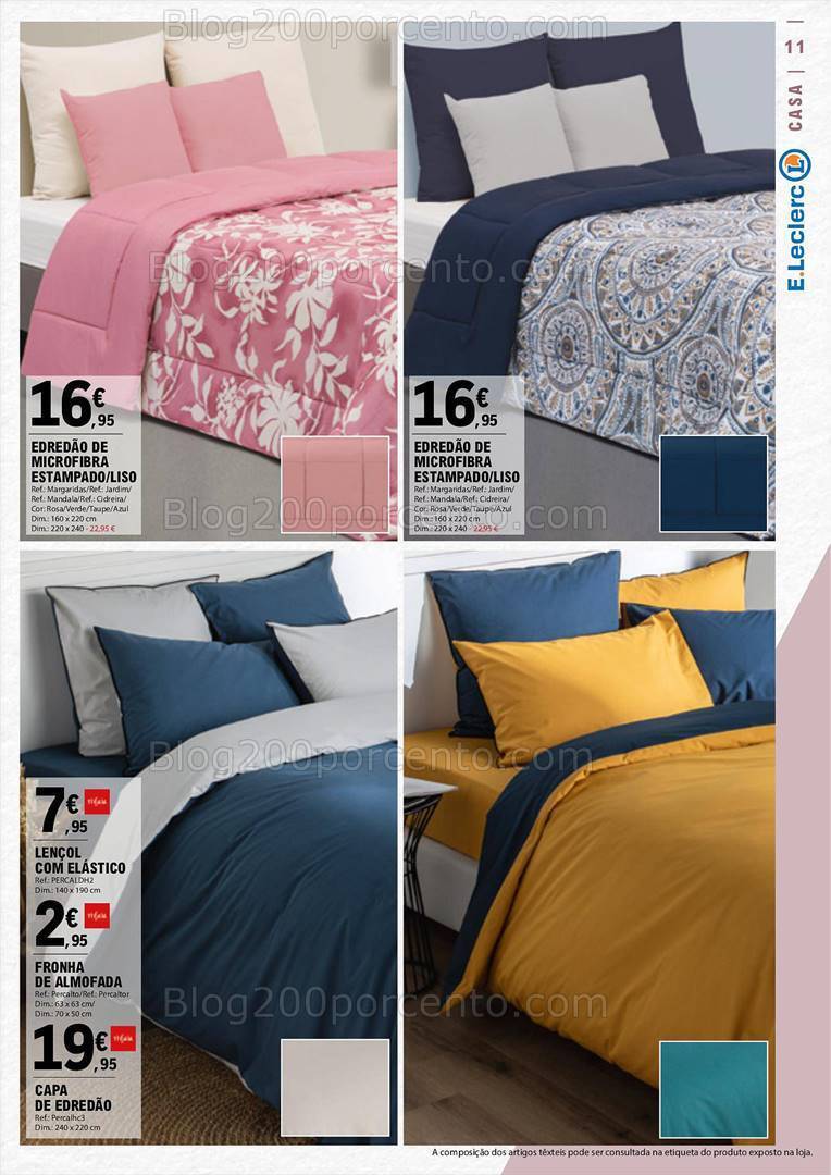 Antevisão Folheto E-LECLERC Moda e Beleza Promoções de 19 setembro a 1 outubro