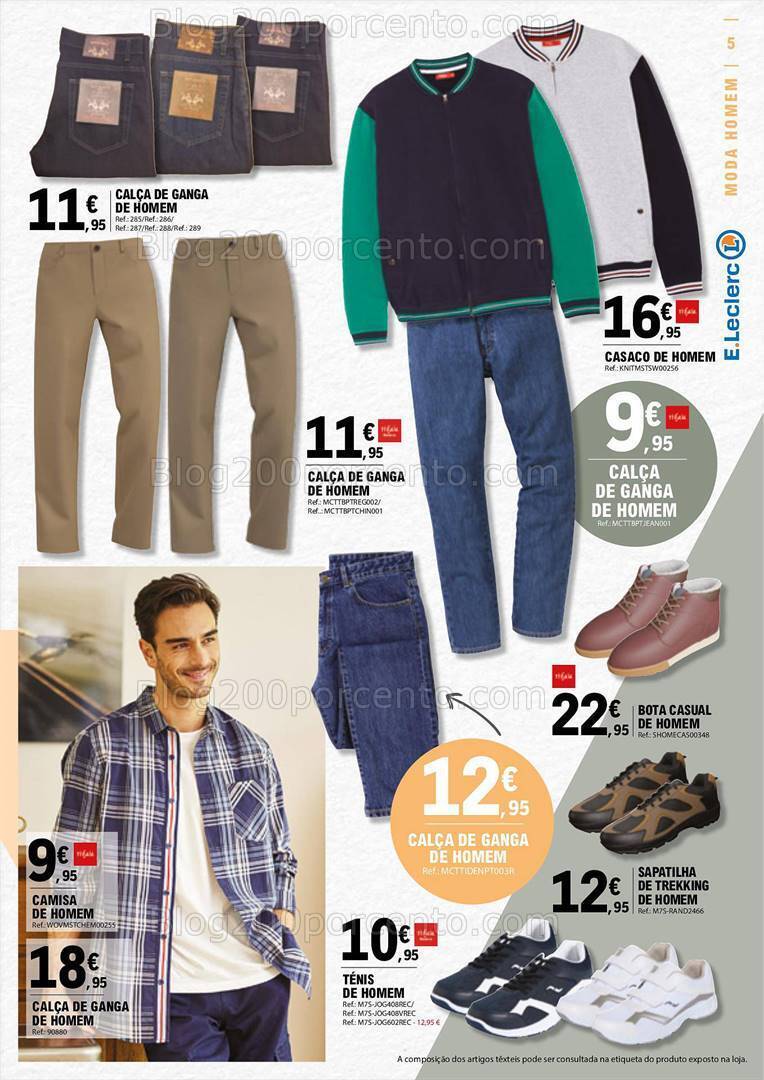 Antevisão Folheto E-LECLERC Moda e Beleza Promoções de 19 setembro a 1 outubro