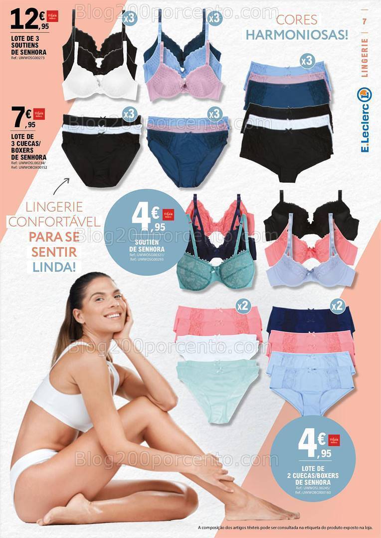 Antevisão Folheto E-LECLERC Moda e Beleza Promoções de 19 setembro a 1 outubro