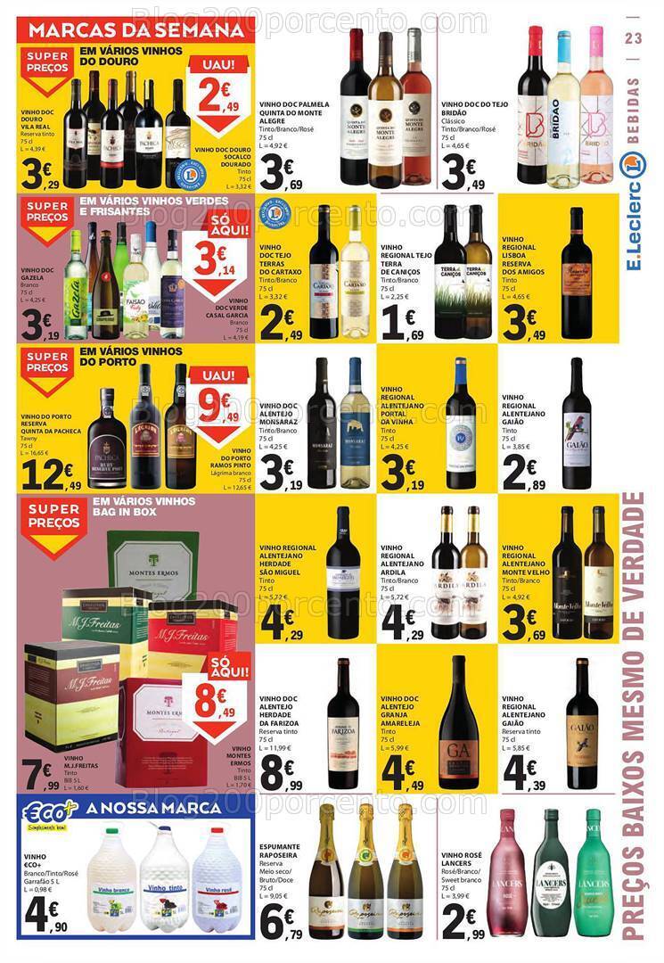 Antevisão Folheto E-LECLERC Promoções de 21 a 27 setembro