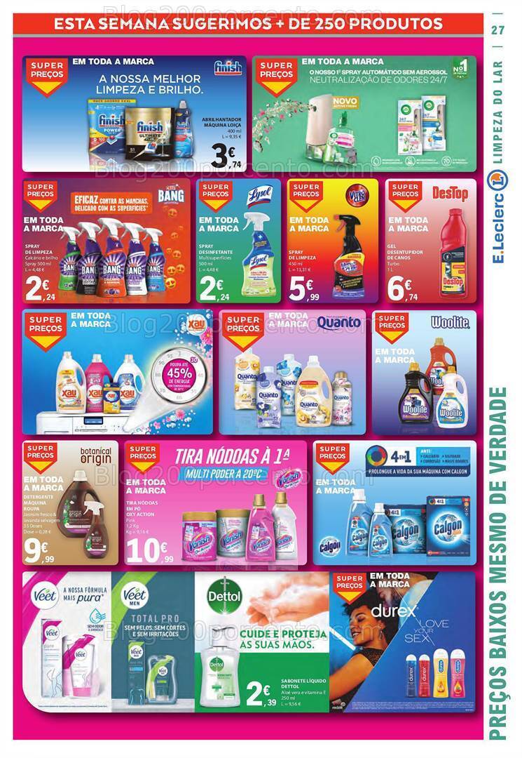 Antevisão Folheto E-LECLERC Promoções de 21 a 27 setembro