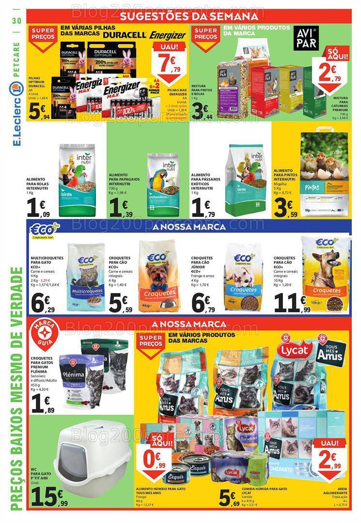 Antevisão Folheto E-LECLERC Promoções de 21 a 27 setembro