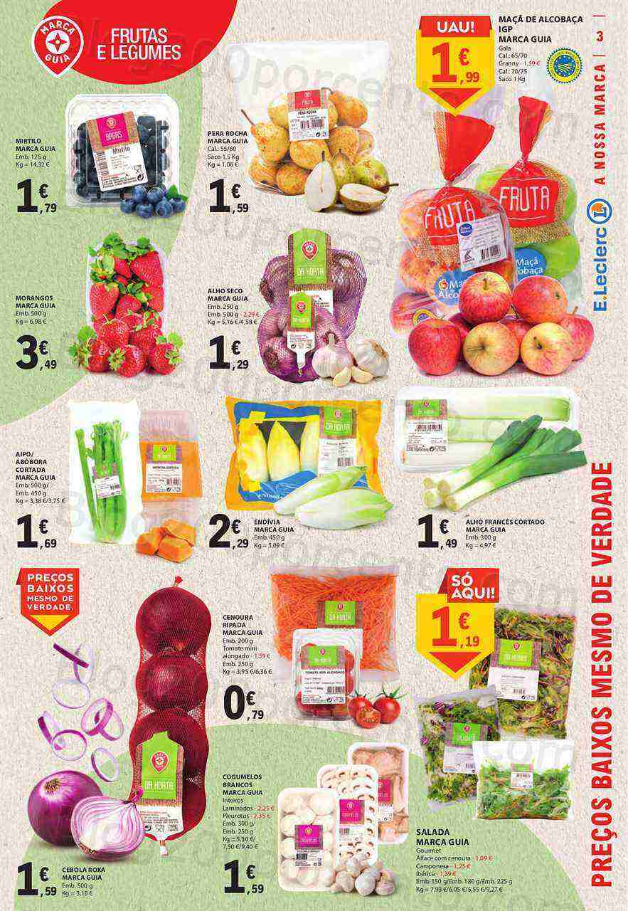 Antevisão Folheto E-LECLERC Especial Marca Guia Promoções de 21 março a 2 abril