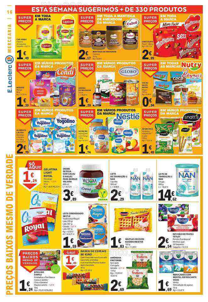 Antevisão Folheto E-LECLERC Promoções de 22 a 28 junho