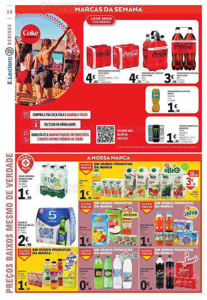 Antevisão Folheto E-LECLERC Promoções de 22 a 28 junho