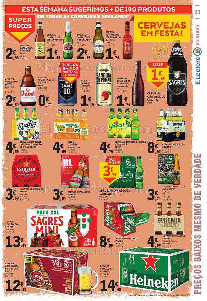 Antevisão Folheto E-LECLERC Promoções de 22 a 28 junho