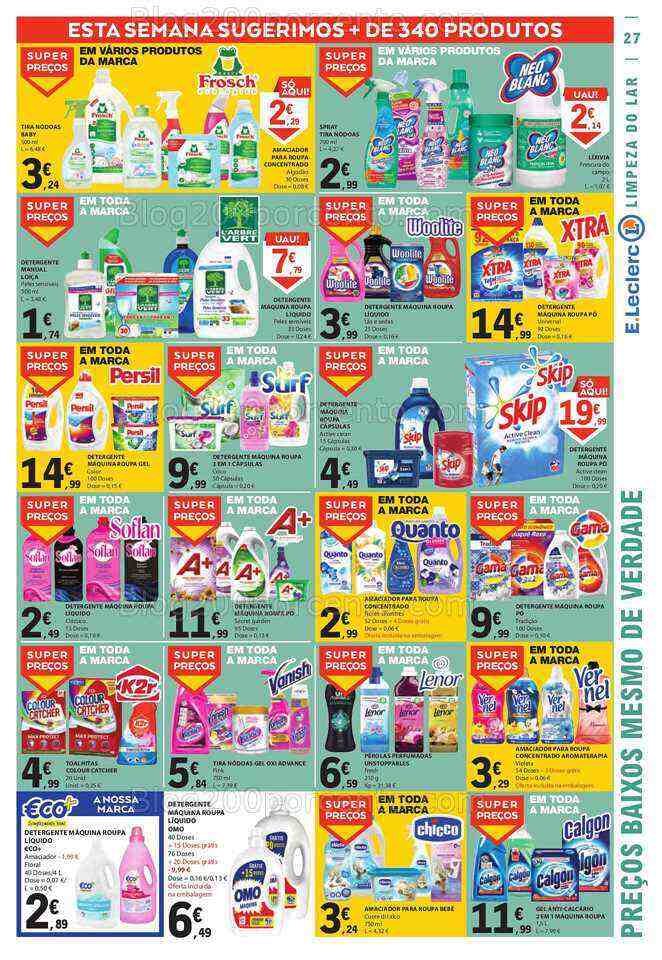 Antevisão Folheto E-LECLERC Promoções de 22 a 28 junho
