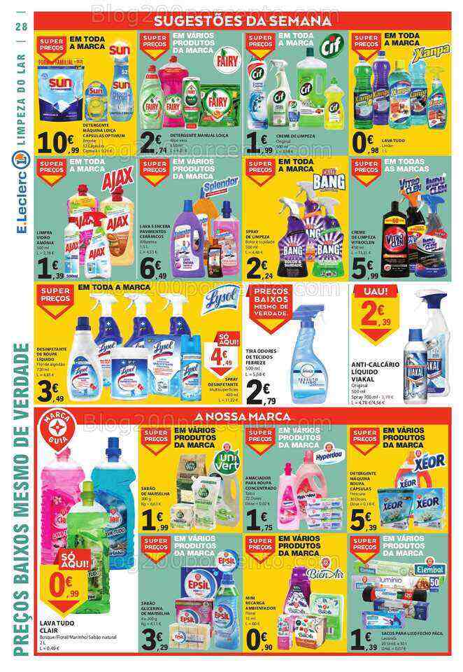 Antevisão Folheto E-LECLERC Promoções de 22 a 28 junho