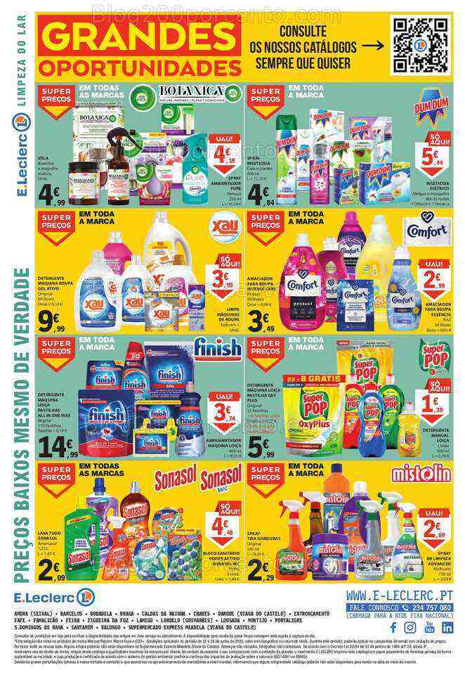 Antevisão Folheto E-LECLERC Promoções de 22 a 28 junho