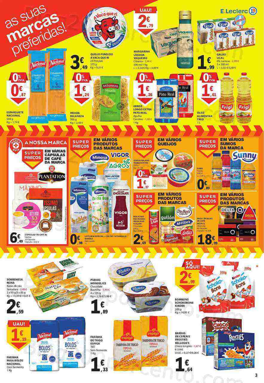 Antevisão Folheto E-LECLERC Promoções Fim de Semana - 26 a 28 maio